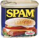 Image of an unopened can of SPAM.